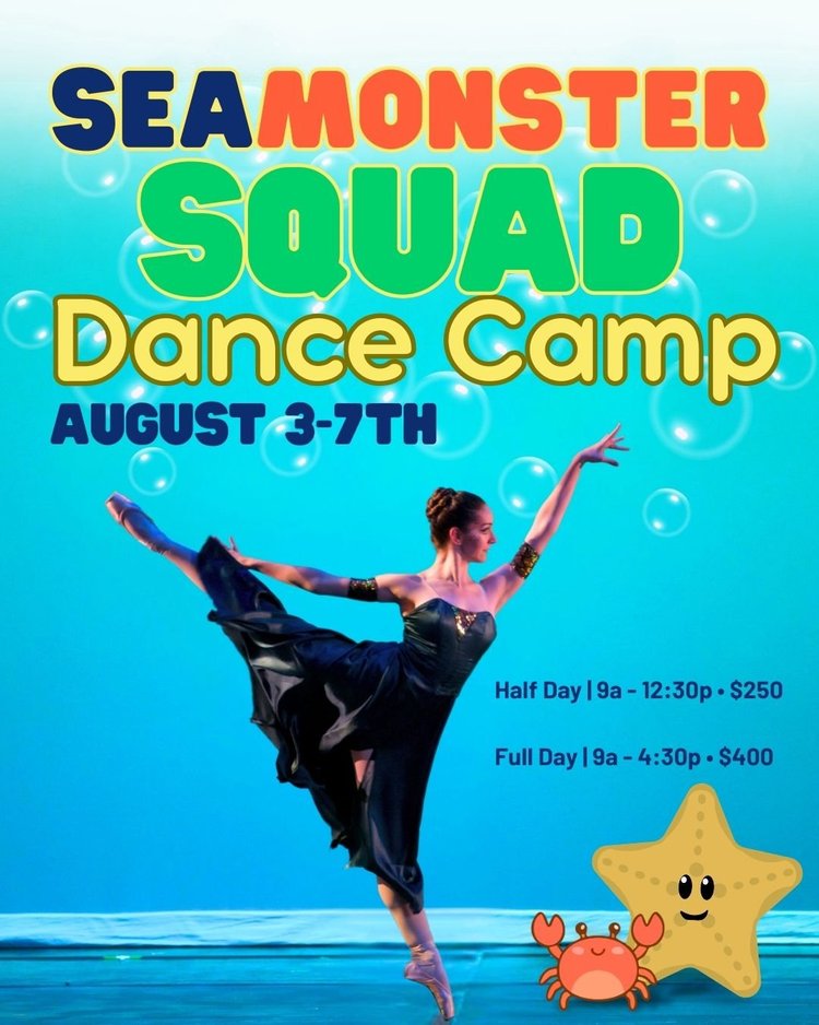 Sea Monster Squad summer camp artwork